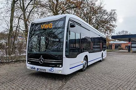 Testfahrzeug Elektro Bus