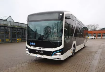 Testfahrzeug der Firma MAN