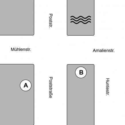 Bussteige Schlossplatz