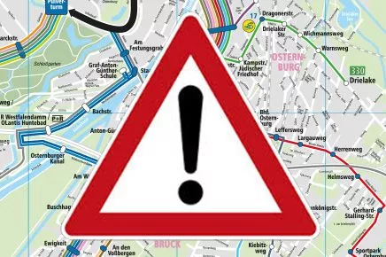 Verkehrsschild Achtung